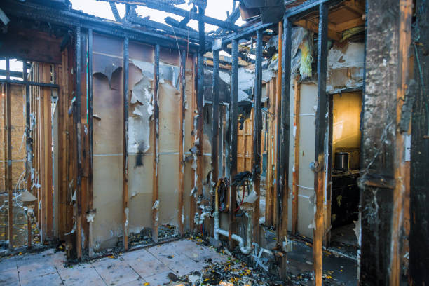 Professional Emergency Fire Cleanup technician working in Milledgeville, GA